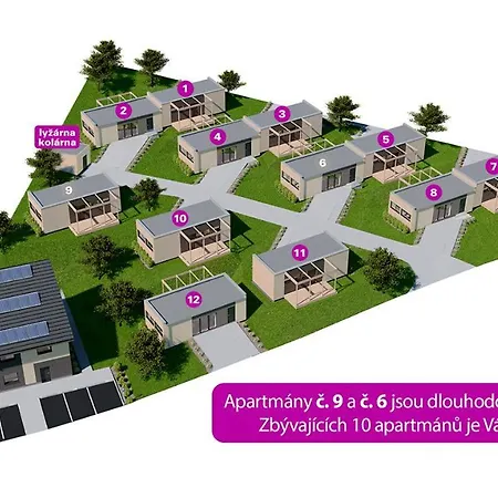 Апарт-отель Nmnm Rezidence Nad Mestem Нове-Место-на-Мораве